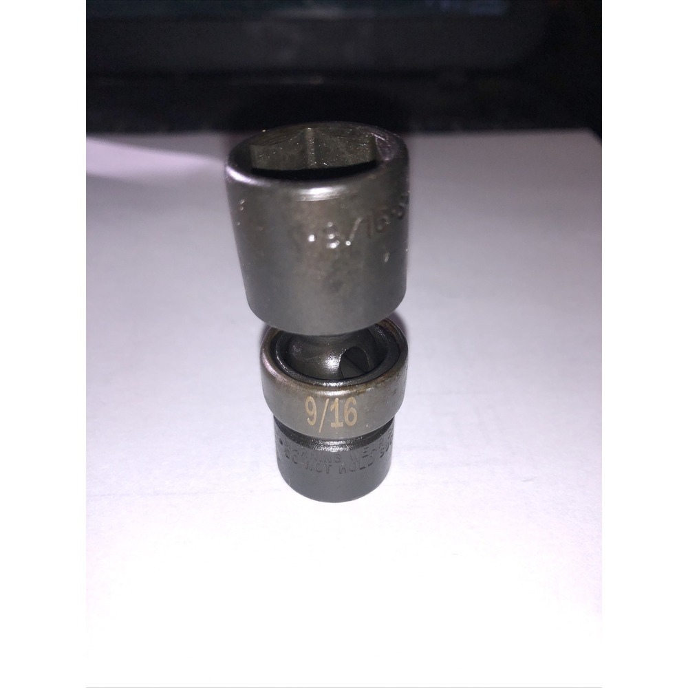 9/16" Std SK Tools Universal Flex Swivel Impact Socket 6pt 1/4" Drive 32318‎ USA